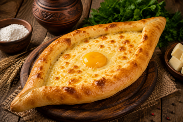 Adjarian Khachapuri Recipe