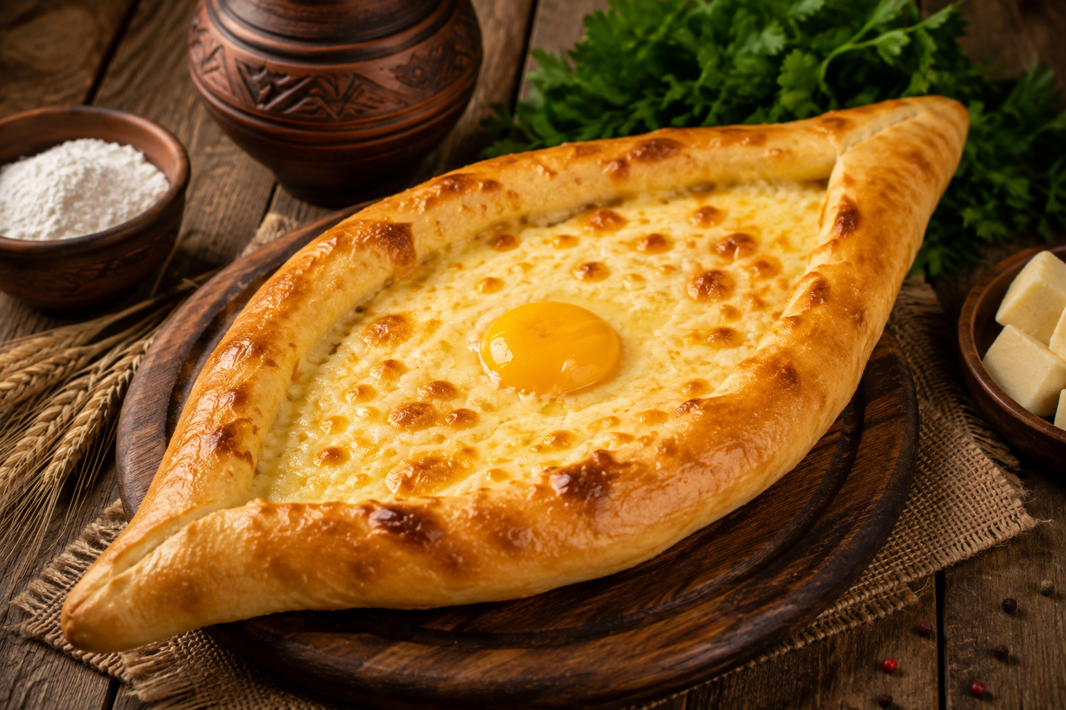 Adjarian Khachapuri Recipe