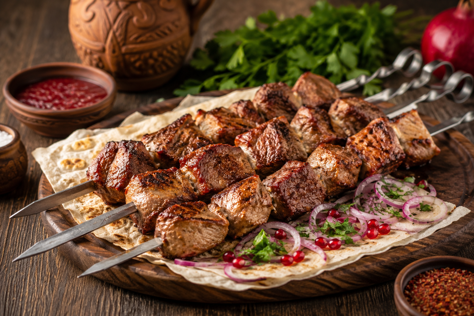 Traditional Georgian Mtsvadi Recipe: Authentic Georgian Barbecue